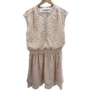 Bishop+Young Women's Bright Side Print Kelley Smock Dress Large Sleeveless‎